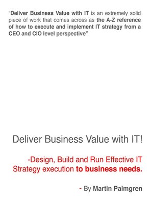 cover image of Deliver Business Value with IT!